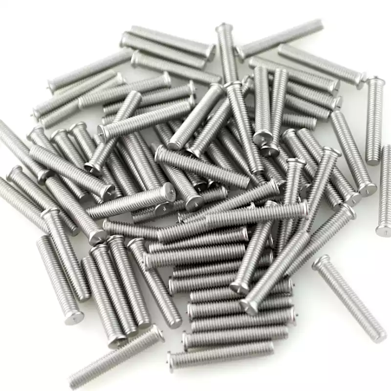Product image extreme close up of Stainless Steel CD Weld Studs M5 x 30mm Length (A2 spec.)