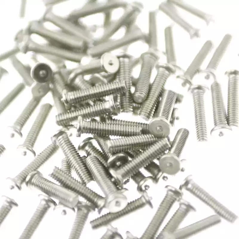 Stainless Steel CD Weld Studs M3 x 12mm Length (A2 spec.)