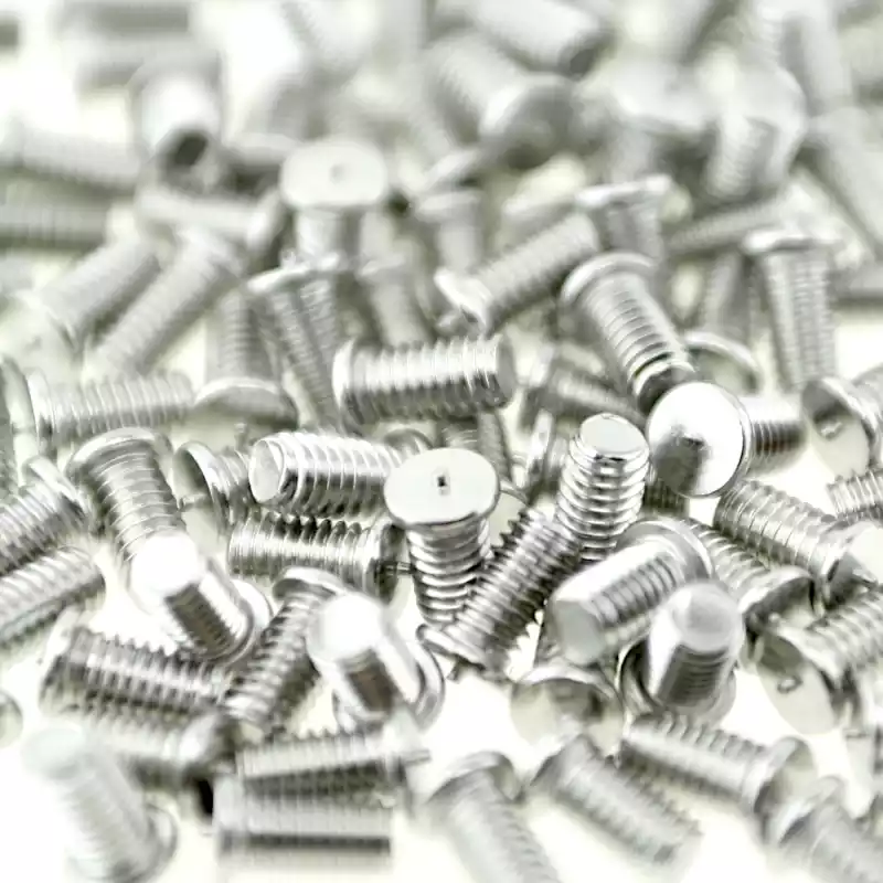 Stainless Steel CD Weld Studs M4 x 8mm Length (A2 spec.)