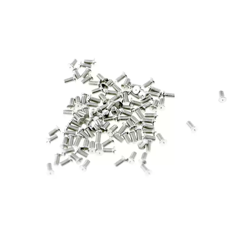 Stainless Steel CD Weld Studs M3 x 6mm Length 