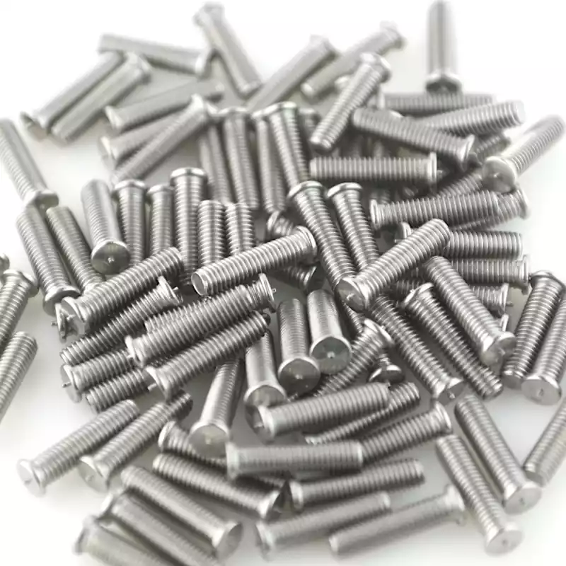 Product image extreme close up of Stainless Steel CD Weld Studs M5 x 20mm Length (A2 spec.)